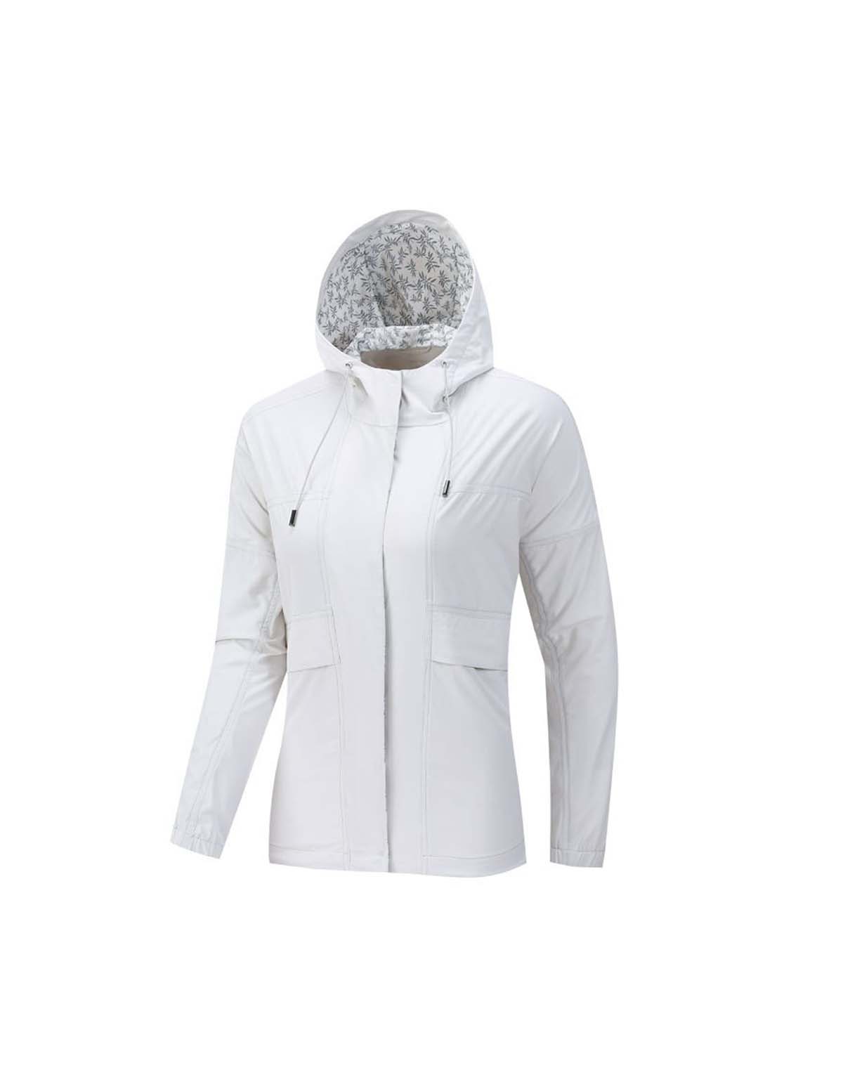 Women's Running, Travel, and Camping Waterproof Hooded Sun Protection Jacket-6040-1